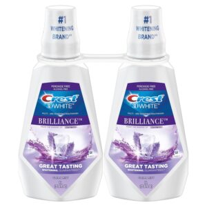 Crest Mouthwash/Mouth Rinse, 3D White Brilliance Whitening