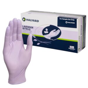 HALYARD LAVENDER NITRILE Exam Gloves